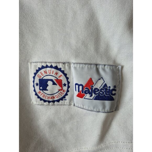 Vintage 90s Detroit Tigers Damion Easley #9 Jersey Genuine MLB Majestic Sz S… - Picture 4 of 7